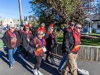 NZL CAN Christchurch 2018APR22 GO StreetParade 006 : - DATE, - PLACES, - SPORTS, - TRIPS, 10's, 2018, 2018 - Kiwi Kruisin, 2018 Christchurch Golden Oldies, April, Canterbury, Christchurch, Christchurch Netball Courts, Day, Golden Oldies Rugby Union, Month, New Zealand, Oceania, Rugby Union, Street Parade, Sunday, Year